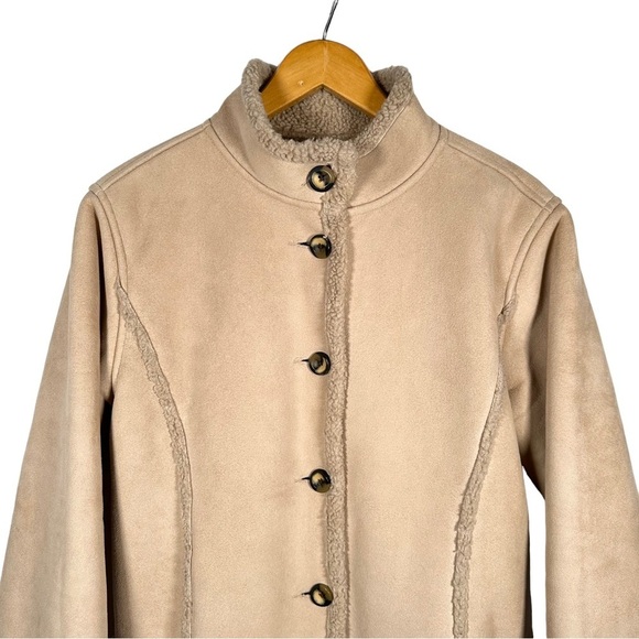 L.L.BEAN Vintage Penny Lane Sherpa Fleece Jacket - Picture 5 of 12